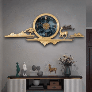 Treo Đồng Hồ Tường Lớn Với Thiết Kế Tối Giản